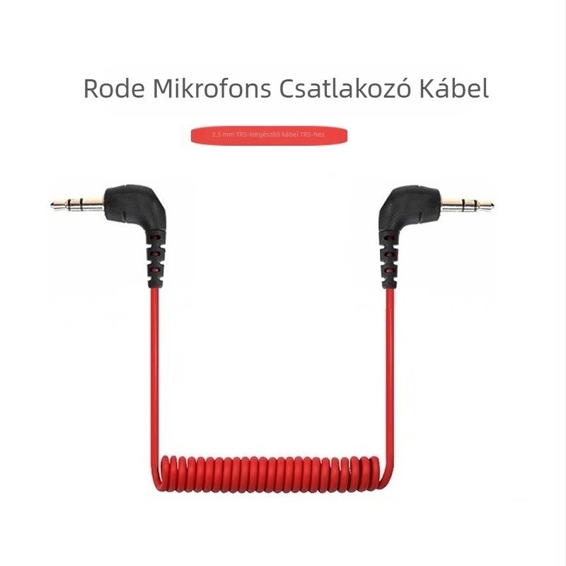ZSFS ZS0254 RODE SC2 videomikrohoz való audio vonali kábel, kompatibil iOS/Androiddal; szabad rézmag, magas tisztaságú réz vezető, ROHS tanúsított
