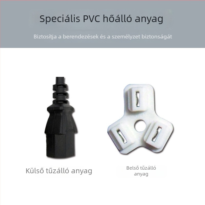 Feinier F10 3‑pin DC tápkábel számítógép-hosthoz, 1 m, OEM
