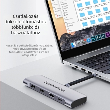 Type-C–Type-C adatkábel, 240W, 40Gbps, 8K60Hz, Thunderbolt 4 kompatibilis
