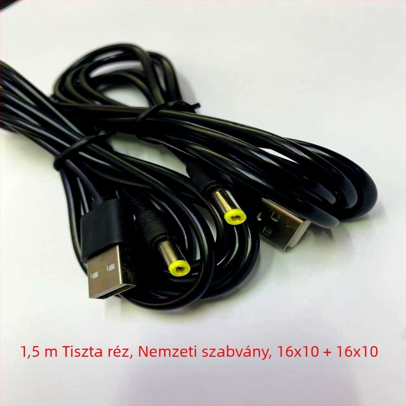USB-tól DC-re töltőkábel PSP játékkonzolhoz, WX márka, Dc4.0 töltőkábel modell, tiszta réz vezető