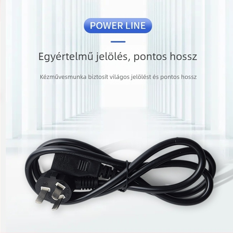 Háromtűs tápkábel, Victory márka, OEM feldolgozás, elektromos készülékekhez