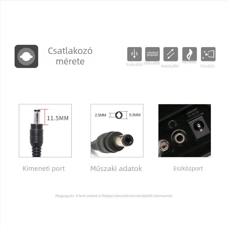 Delippo tápegység víztisztítóhoz, 24V 2A, 48W, 1,5 m kábel