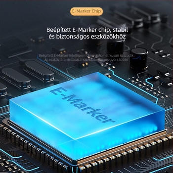 Type-C–Lightning gyorstöltő behúzható kábel iPhone-hoz, 20W, FPC anyag