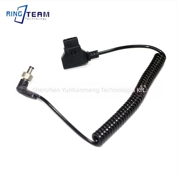 D-TAP a DC5525 önzáró férfi tápkábel monitorokhoz, jelzőfénnyel a helytelen csatlakozás ellen