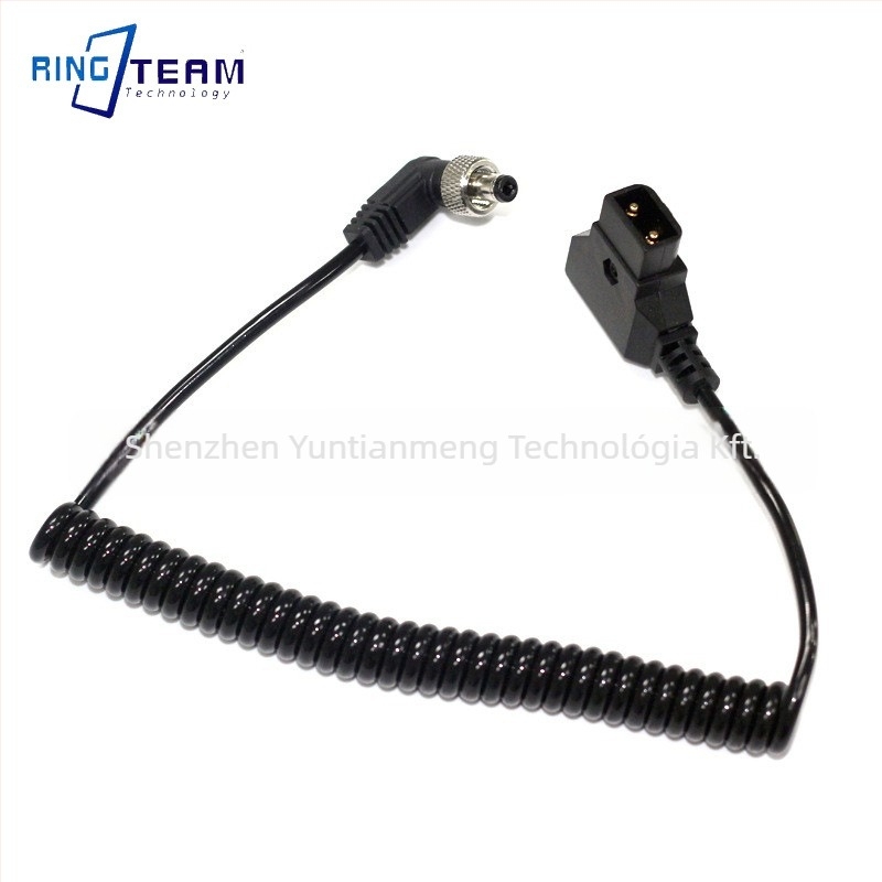 D-TAP a DC5525 önzáró férfi tápkábel monitorokhoz, jelzőfénnyel a helytelen csatlakozás ellen