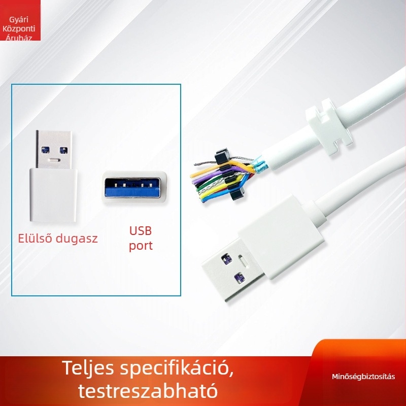 Dokkolóállomás-kábel, USB 3.1 adatkábel, hossz 0,57 m, Yong nengda