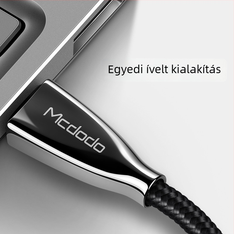 MCDODO Type-C to Type-C adatkábel, 2 m hosszú, Android telefonok, Gyors töltés, egycsatlakozós csatlakozó