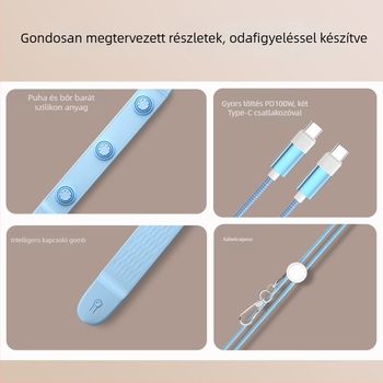 Type-C PD gyorstöltő kábel, szilikonból, 20W max