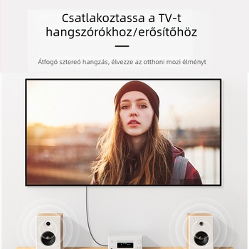 Toslink négyzet alakú optikai audio kábel, aranyozott csatlakozók, PMMA mag, televízióhoz és hangszórókhoz
