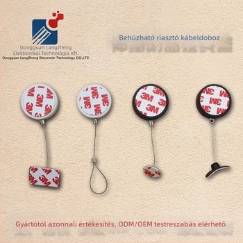 Langzheng Electronics LZ-101 mobiltelefon lopás elleni kihúzható acélkábeles zár – áram nélkül, kommunikációs interfész nélkül, -30°C-tól 70°C-ig, páratartalom ≤50%