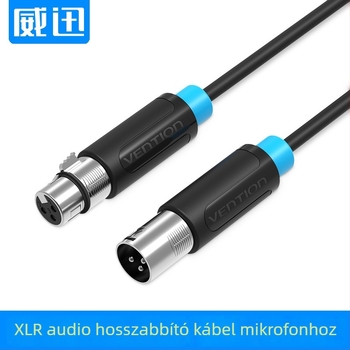 Weixun BBF XLR hosszabbító kábel, kiegyensúlyozott hang mikrofonhoz, férfi–nő és férfi–férfi csatlakozók