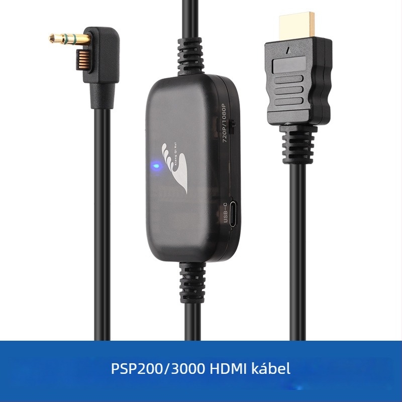 Xiangqirui PSP2000/3000 HDMI kábel PSP-hez és TV-hez, 1080P, rézmag, PVC szigetelés