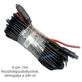 Hali 4-tűs streaming média vezeték, vastag rézmag, széles feszültségtartomány 12–24V