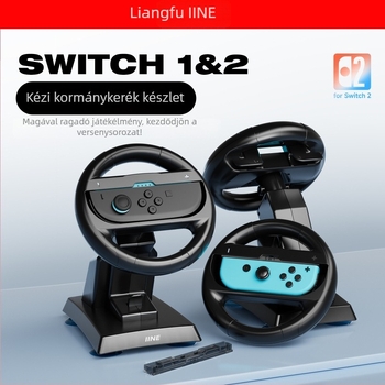 Nintendo Switch / Switch 2 / OLED kormány – Nagy kormány, Mario Kart kiadás