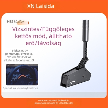 Lashda HBS kézifék-szimulátor PC-hez – USB interfész, Fém konstrukció, Kompatibil V12 és V12LITE