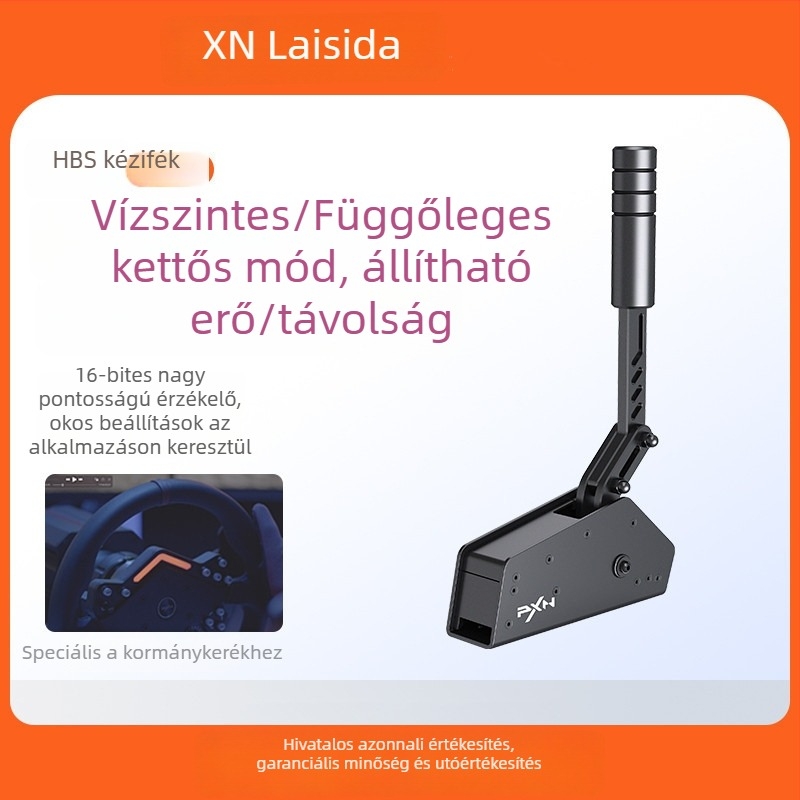 Lashda HBS kézifék-szimulátor PC-hez – USB interfész, Fém konstrukció, Kompatibil V12 és V12LITE
