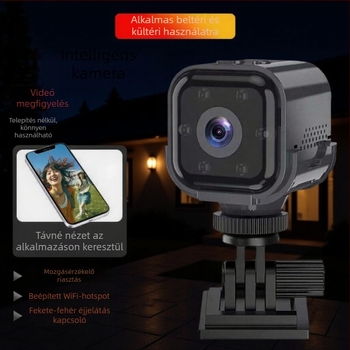 AS03 Okos kamera, 2.8 mm objektív, 10–30 m hatótáv, Éjszakai látás, Beltéri használatra