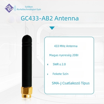 Rúdantenna 433/470 MHz, SMA csatlakozó, 50 Ω, 2.0 dBi, SWR ≤ 2