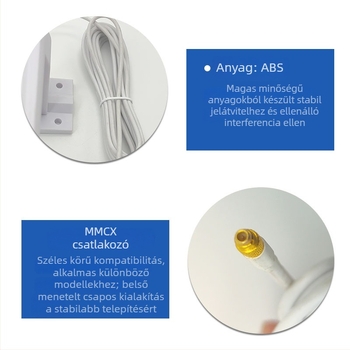 Weili Communications LTE mindenirányú T-típusú antenna okos otthonhoz, Wi‑Fi modul és 4G modul, SWR ≤ 1.5