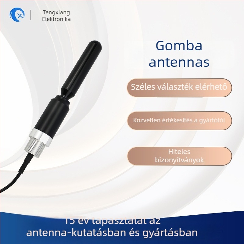 Gombafejű antenna - külső, nyereség 2-12 dBi, 2.4/5.8 GHz, 50/70 Ω, SWR ≤1.8, modell Tx-ap43f