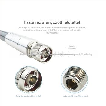 Kültéri FRP antenna 2.4/5.8 GHz, omnidirekcionális, magas nyereség, N-típusú férfi csatlakozó, SWR ≤ 1.5