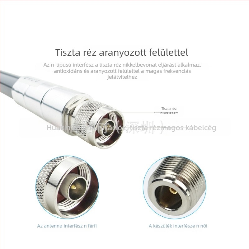 Kültéri FRP antenna 2.4/5.8 GHz, omnidirekcionális, magas nyereség, N-típusú férfi csatlakozó, SWR ≤ 1.5