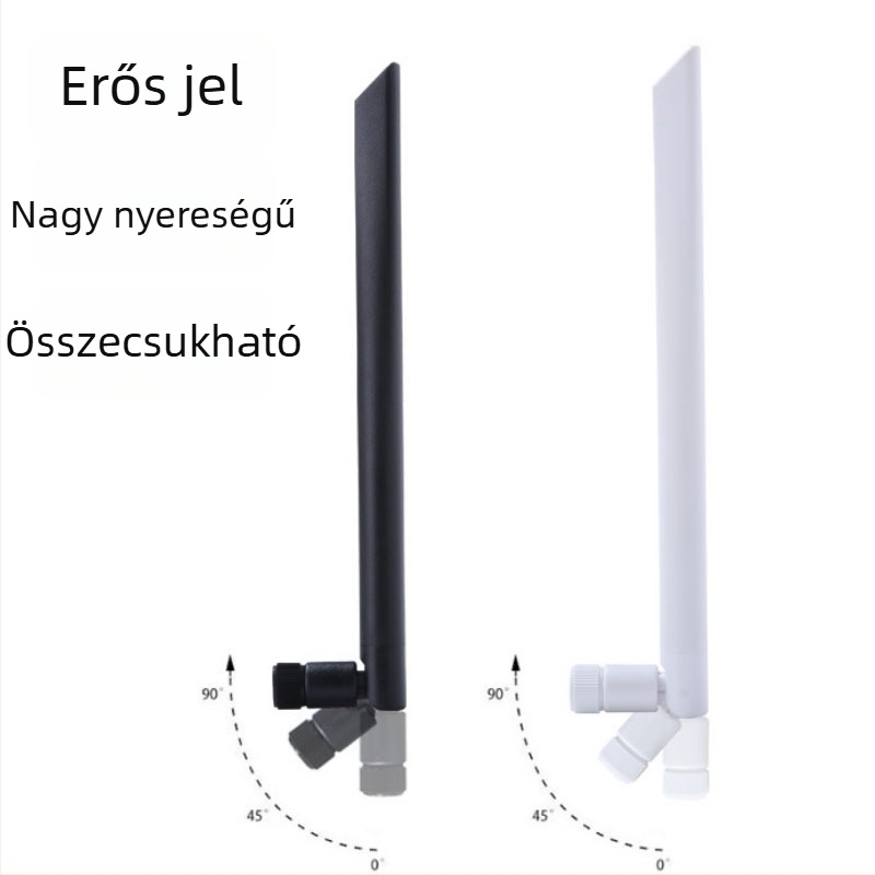 Pengeantenna, kétfrekvenciás 5–6 GHz, 6 dBi nyereség, SMA belső menet, összecsukható kivitel
