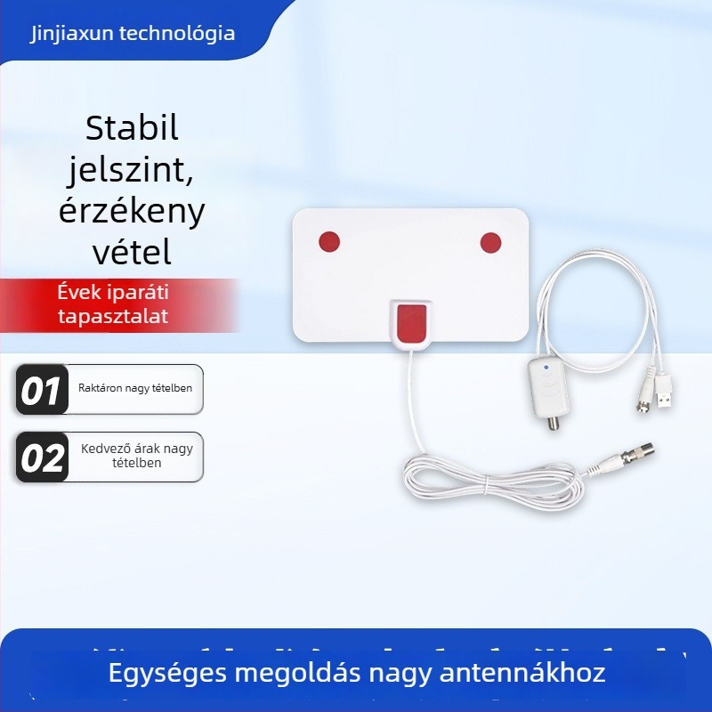 Beltéri 4K DVB-T2 Digitális TV antenna erősítővel