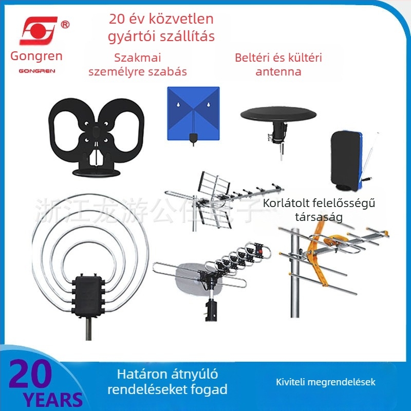 DTMB HD digitális TV antenna és vevő, beltéri és kültéri használatra