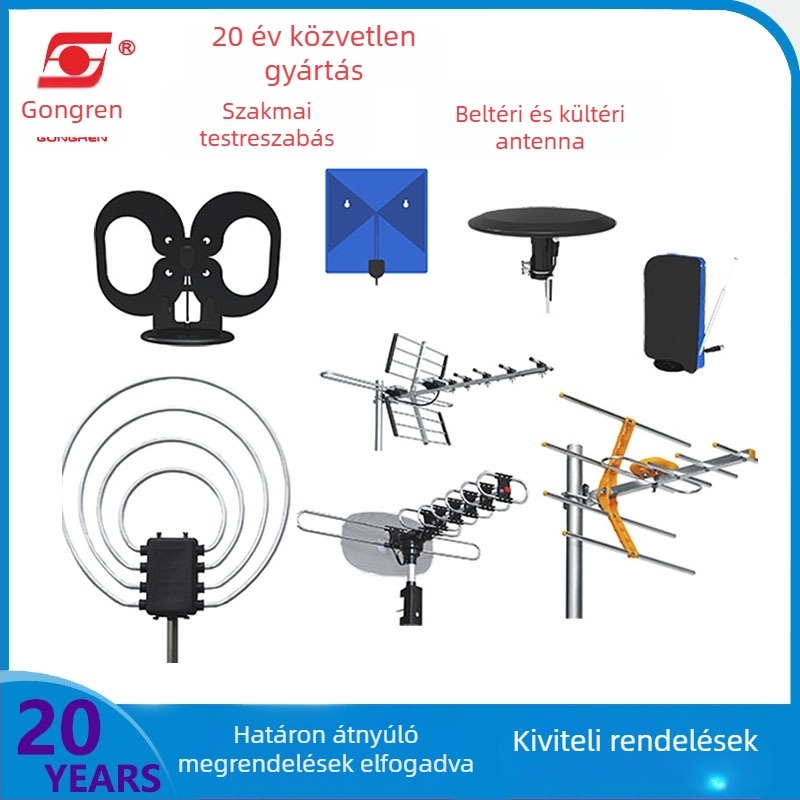 Beltéri DTMB TV antenna HD digitális TV-vevőhöz