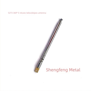 Shengfeng teleszkópos rozsdamentes acél rádióantenna, modell 5273III, súly 0,085 kg