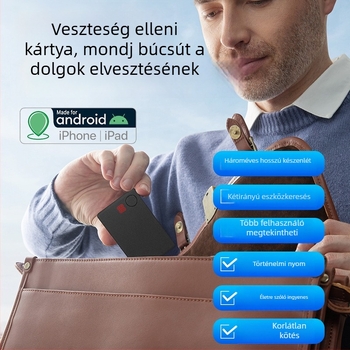 GPS nyomkövető háziállatoknak, gyerekeknek és idős embereknek — Modell V83, GPS-pontosság 5 m, kerítésriasztás, IP67 vízálló, polimer akkumulátor