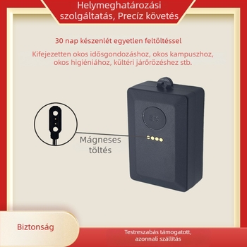 GPS nyomkövető háziállatok számára, globális verzió, hosszú üzemidő, vízálló, újratölthető