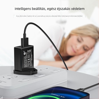 UKCA-tanúsítvánnyal rendelkező USB töltő, kompakt tápegység okos kis háztartási készülékekhez, 5V 2A kimenet, 5V 1A töltőfej