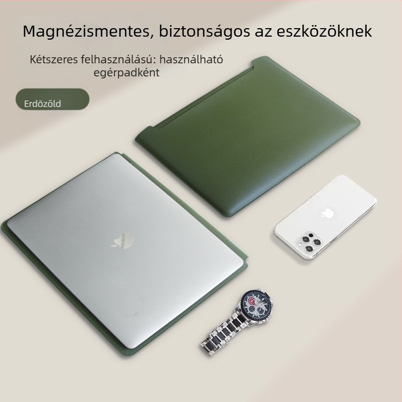 MacBook Pro és Air belső táska – műbőr; Márka: XULIS; Kompatibilis: MacBook Pro, MacBook Air
