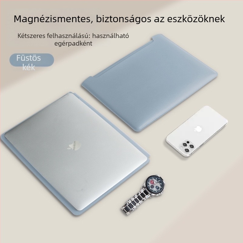 MacBook Pro és Air belső táska – műbőr; Márka: XULIS; Kompatibilis: MacBook Pro, MacBook Air