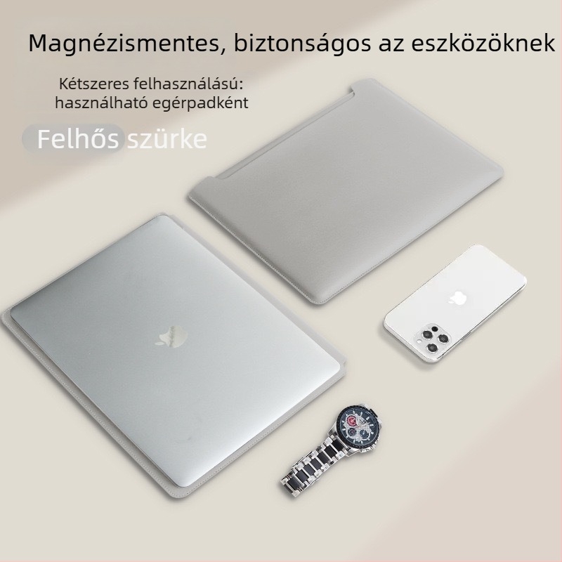 MacBook Pro és Air belső táska – műbőr; Márka: XULIS; Kompatibilis: MacBook Pro, MacBook Air