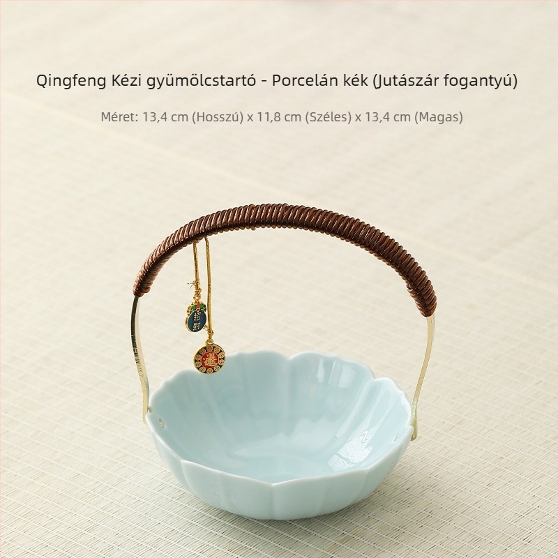 Porcelán gyümölcsöstál, vintage dizájnnal, ősi stílus, új kínai stílus | 2021 nyári megjelenés | első osztályú minőség