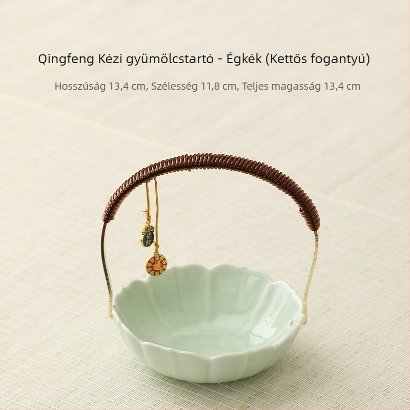 Porcelán gyümölcsöstál, vintage dizájnnal, ősi stílus, új kínai stílus | 2021 nyári megjelenés | első osztályú minőség