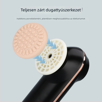 Kanghao hordozható arcmasszírozó — tisztító funkcióval, IPX8 vízálló, beépített 800–1000 mAh akkumulátor, otthoni használatra