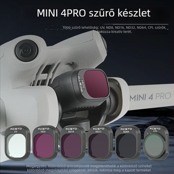 RCSTQ 1421200 Polarizációs ND Szűrő Készlet a DJI Mini 4 Pro-hoz – OEM feldolgozás, Bajonet méret: Egyéb, Kompatibilis a Mini 4 Pro-hoz