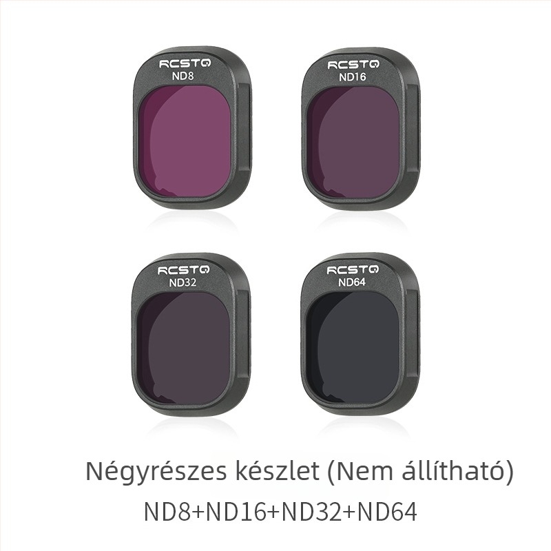 RCSTQ 1421200 Polarizációs ND Szűrő Készlet a DJI Mini 4 Pro-hoz – OEM feldolgozás, Bajonet méret: Egyéb, Kompatibilis a Mini 4 Pro-hoz