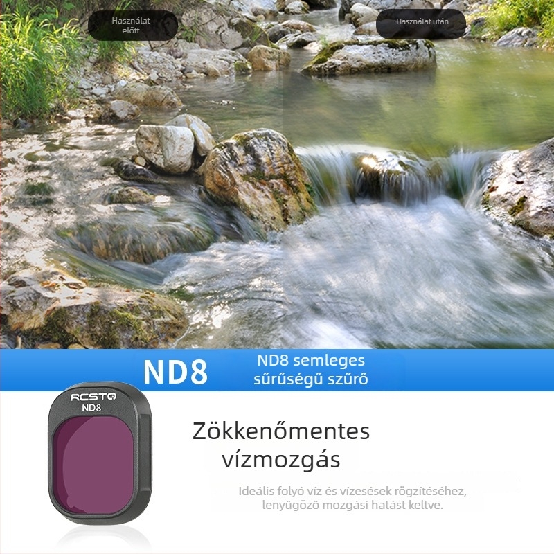 RCSTQ 1421200 Polarizációs ND Szűrő Készlet a DJI Mini 4 Pro-hoz – OEM feldolgozás, Bajonet méret: Egyéb, Kompatibilis a Mini 4 Pro-hoz