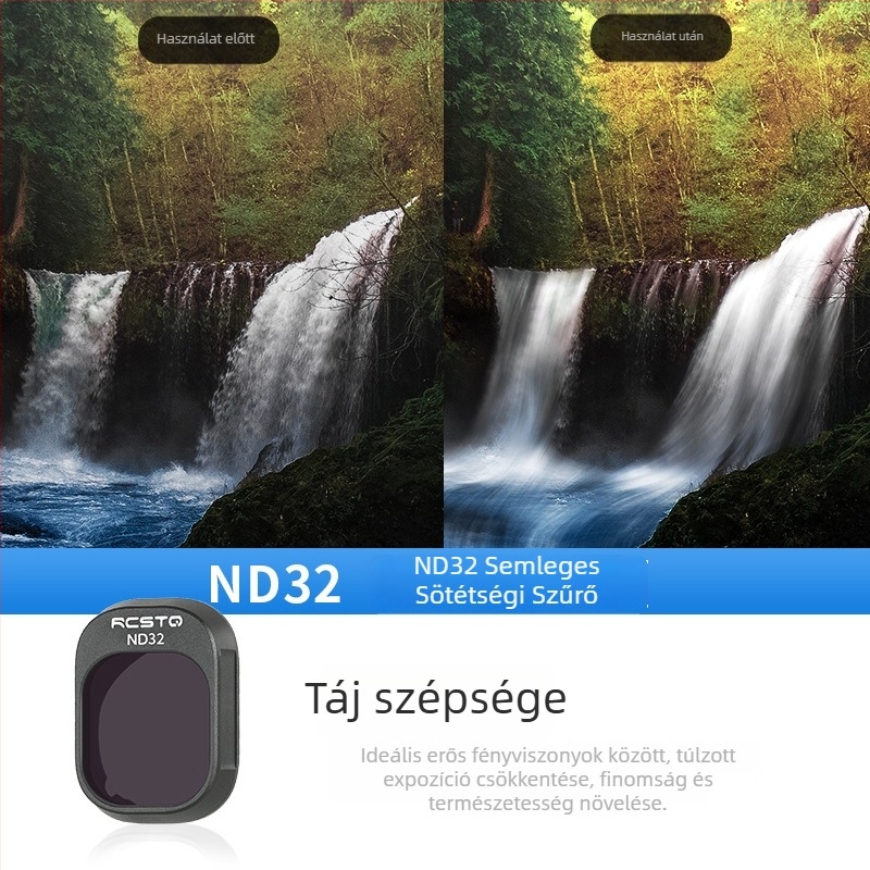 RCSTQ 1421200 Polarizációs ND Szűrő Készlet a DJI Mini 4 Pro-hoz – OEM feldolgozás, Bajonet méret: Egyéb, Kompatibilis a Mini 4 Pro-hoz