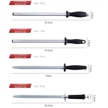 Húsfeldolgozáshoz készült élezőpálca, ultradense finomszemcsés gyémánt, kód Yc-60, logónyomtatás és testreszabás elérhető.