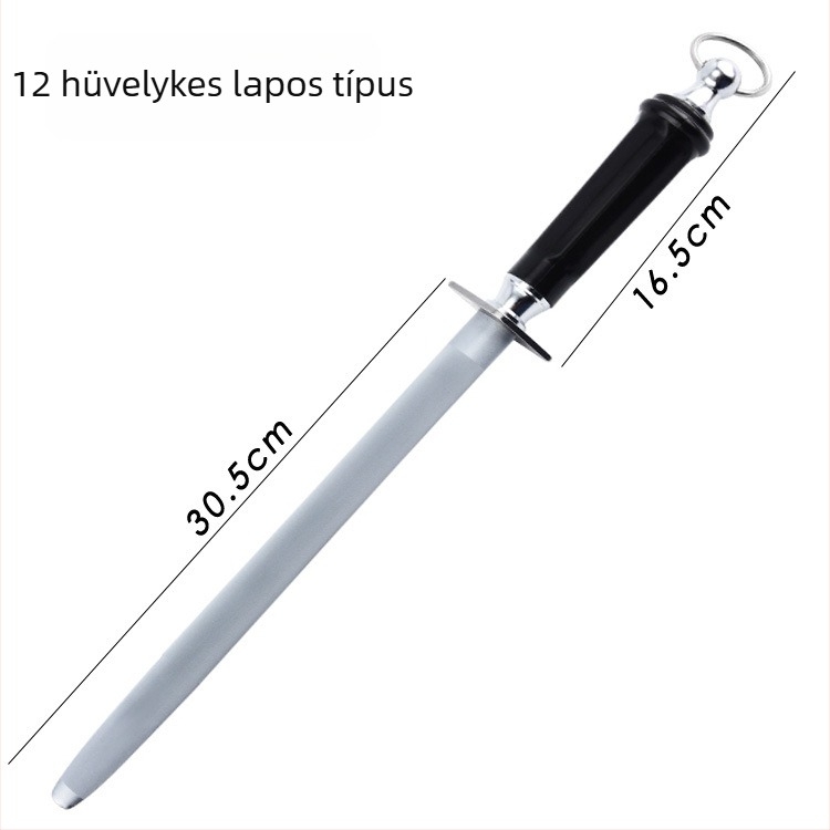 Húsfeldolgozáshoz készült élezőpálca, ultradense finomszemcsés gyémánt, kód Yc-60, logónyomtatás és testreszabás elérhető.