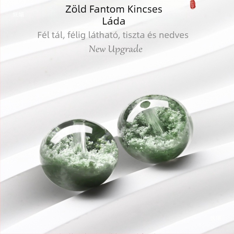 DIY Kristály Gyöngyös Karkötő Készlet — Green Ghost Kristály, Seiko Feldolgozás, Uniszex Geometriai Alak, Származás: Brazília