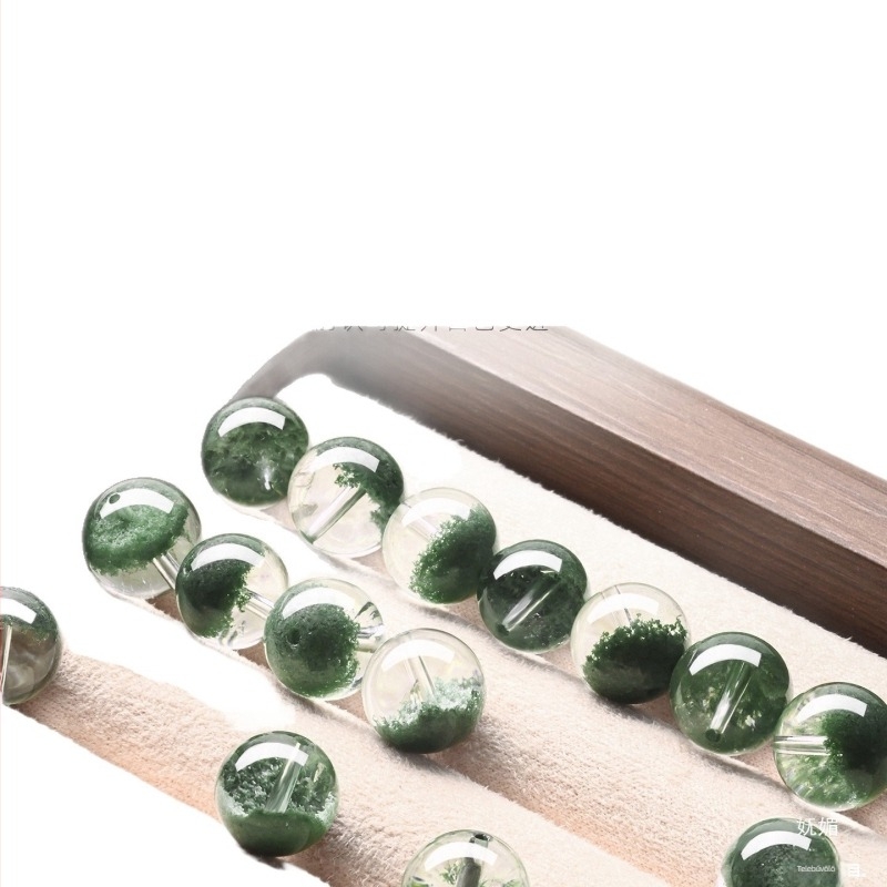DIY Kristály Gyöngyös Karkötő Készlet — Green Ghost Kristály, Seiko Feldolgozás, Uniszex Geometriai Alak, Származás: Brazília