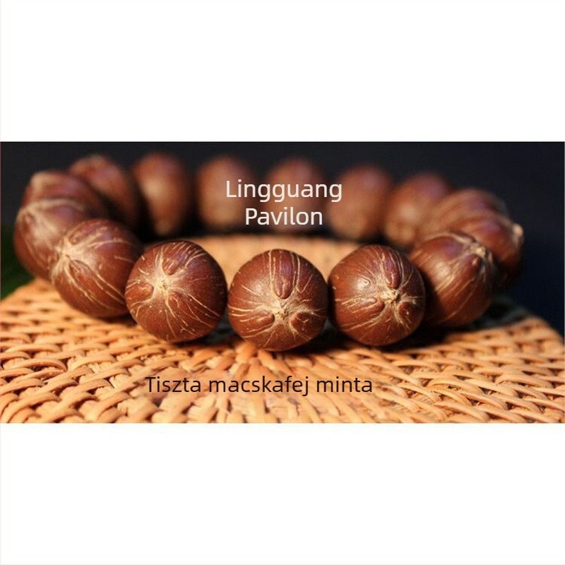 Bodhi magvú gyöngy karkötő, uniszex buddhista ima-gyöngyök, 2025 tavasz