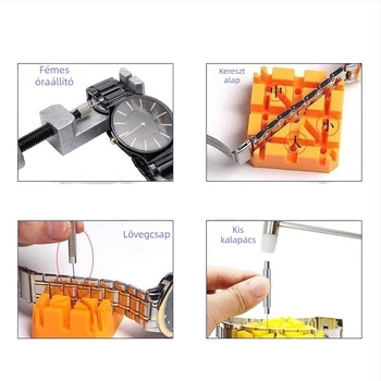 Órajavító eszköz szíj eltávolító, szíjvágó és óra beállító (2022 téli kiadás)